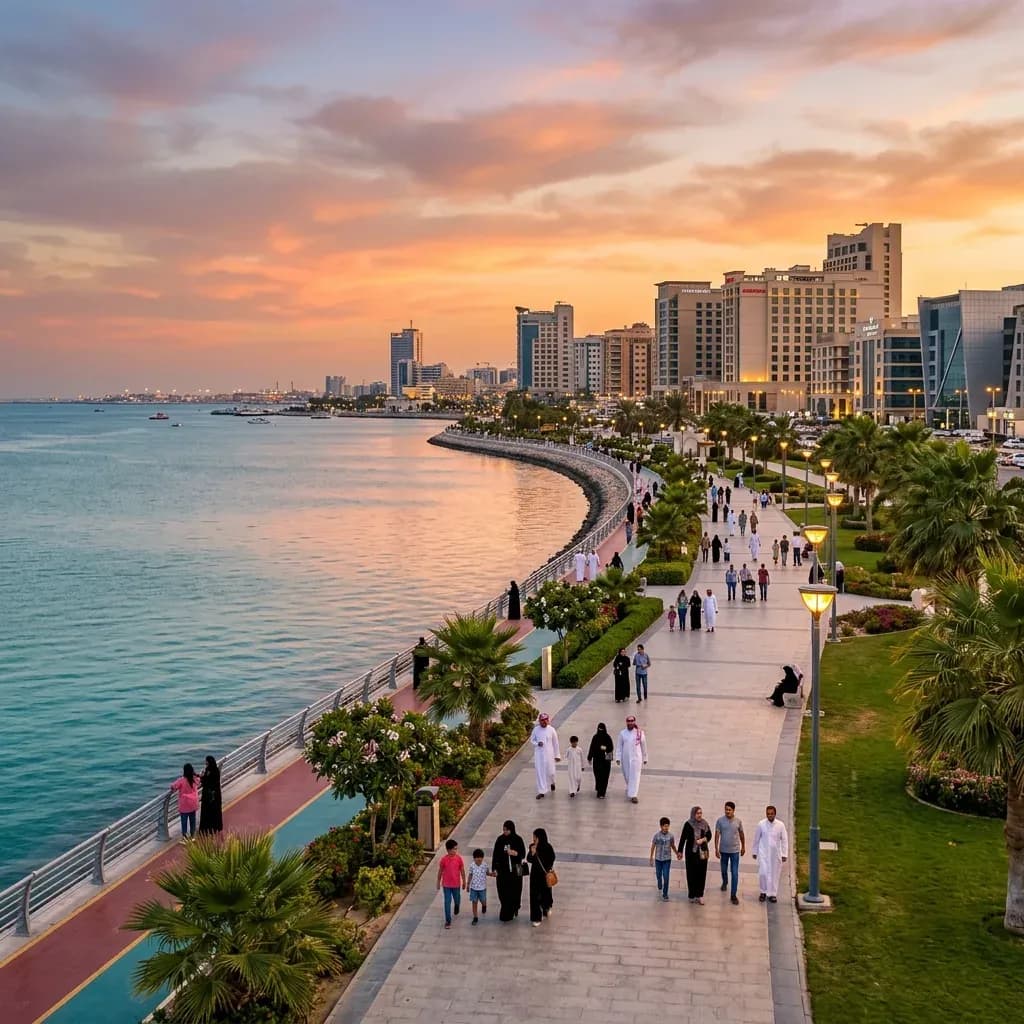 كورنيش الخبر وممشاه البحري